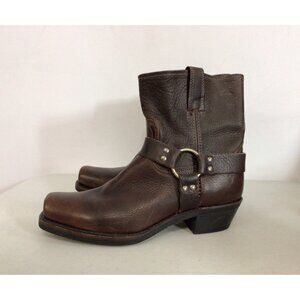 Frye Leather Harness Boots Western Made in USA Mens 11